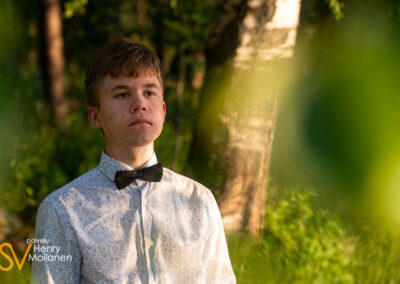 Rippikuvaus Palokkajärven rannalla Jyväskylässä