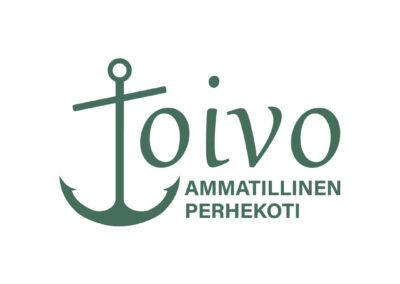 Toivo ammatillinen perhekoti logo, jossa T-kirjain on ankkurisymboli.